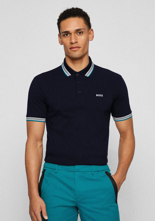 ΜΠΛΟΥΖΑ POLO BOSS - 404 ΜΠΛΕ